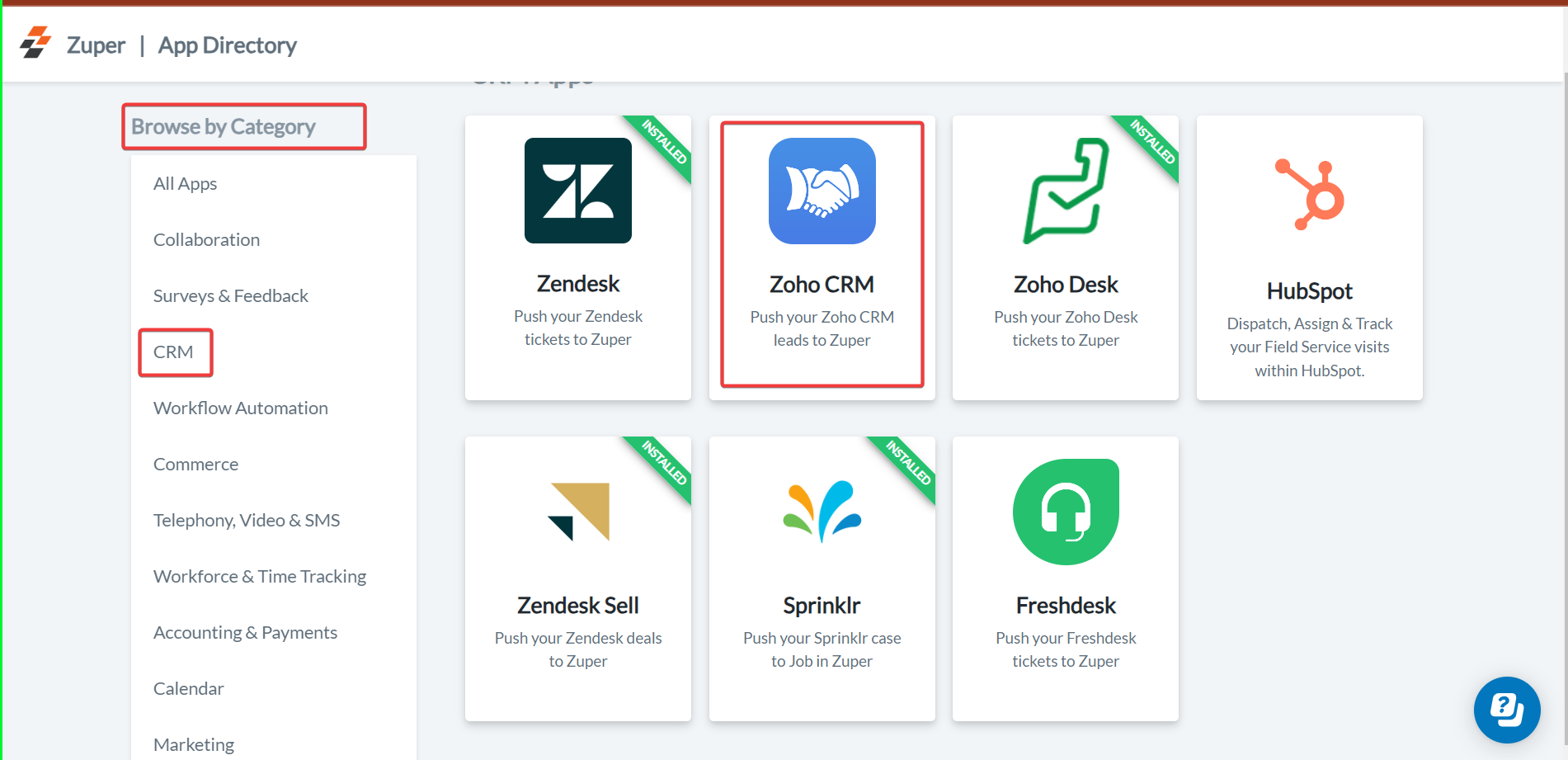 How To Integrate And Use Zoho CRM With Zuper?