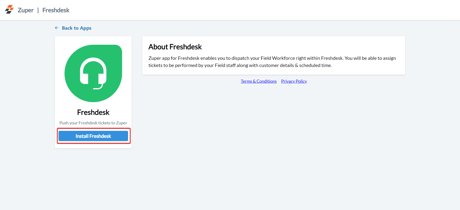 How To Integrate And Use Freshdesk With Zuper?