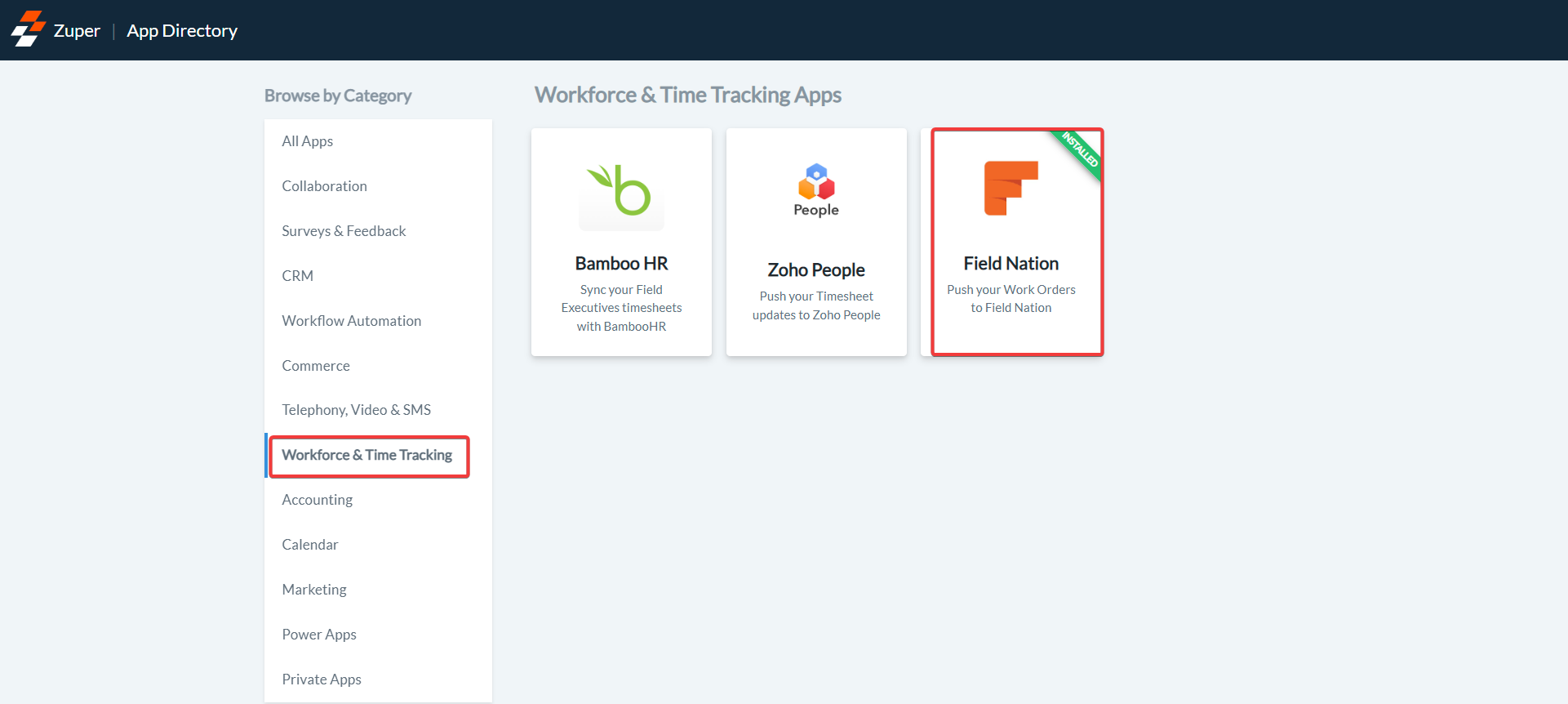 How to integrate and use FieldNation with Zuper?