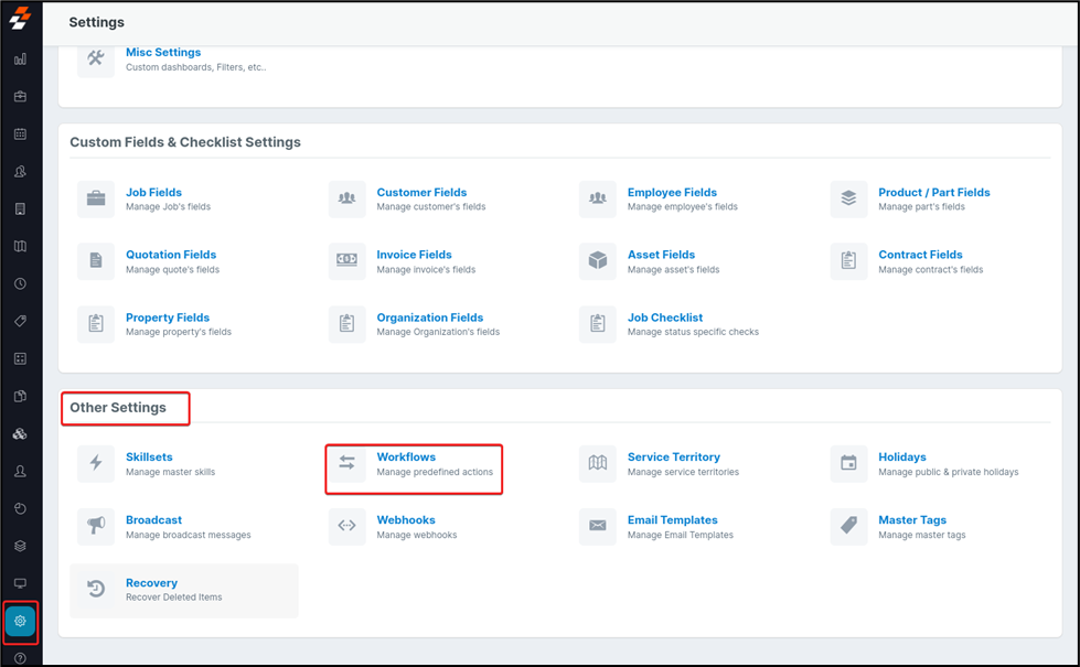 How to setup a Workflow?